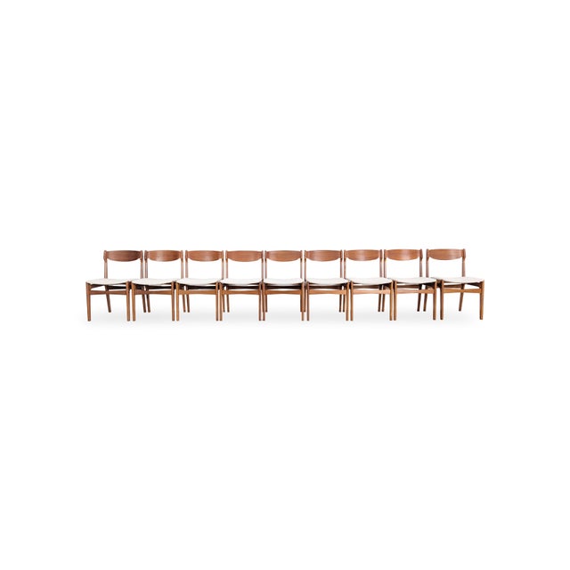 Vintage Chairs in Teak by Erik Buch, 1960s, Set of 9 For Sale - Image 10 of 10