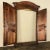 French Provincial Pair Grand 18th Century Country French Walnut Doors ~ Plaquards in Frame For Sale - Image 3 of 13