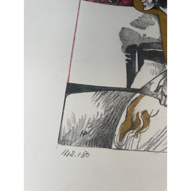 Abstract Hedwig Pauwels (1934) . The Moving Poem Krekels ('Crickets') About Dementia Is by the Flemish Poet Cyriel Gladines (1943) For Sale - Image 3 of 13