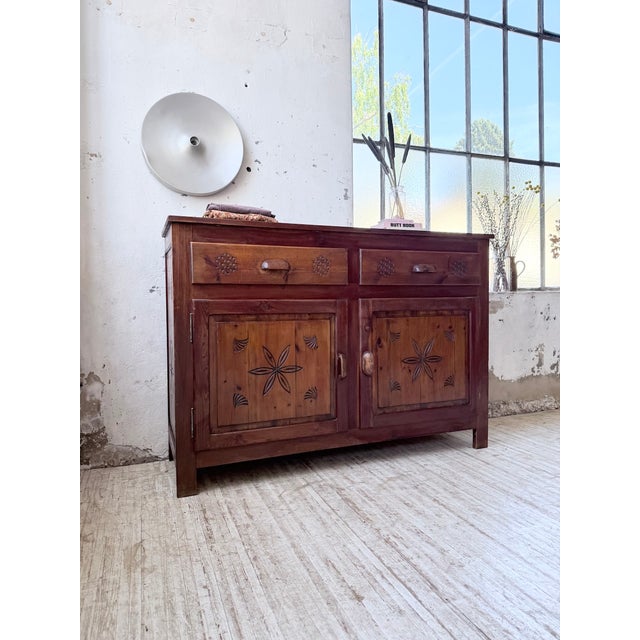Folk Art Jam Cupboard from Savoyard, 1950s For Sale - Image 13 of 18