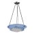 Large French Art Deco Pendant Light by Le Verre Francais Schneider - 1930 Chandelier France For Sale