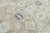 Modern Oushak Style Hand-Knotted Wool & Silk Area Rug in Soft Beige and Blue For Sale - Image 10 of 12