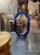 Large Scale Blue Murano Glass and Brass Mirror For Sale In Dallas - Image 6 of 7