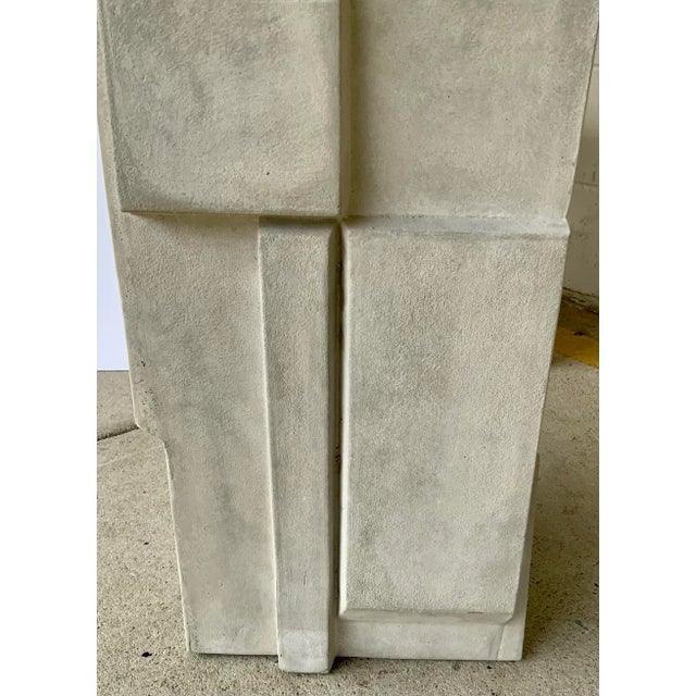 Arteriors Home Arteriors Organic Modern Gray Concrete Oslo Accent Table For Sale - Image 4 of 5