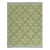 Rug & Kilim’s Scandinavian Style Custom Kilim in Green and Gray Lattice Pattern - 12x18 For Sale