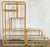 Mid-Century Modern Vintage MCM Wrapped Rattan Shelving Unit, 2 Pieces For Sale - Image 3 of 10