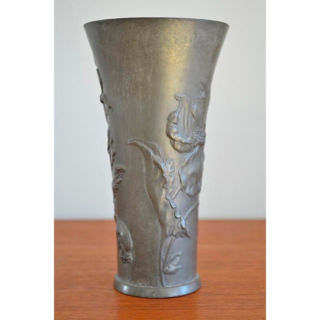 Art Nouveau Vase by Hugo Leven for Kayserzinn, 1900s For Sale - Image 3 of 10