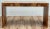 Wood Vintage Faux Burlwood Console Table For Sale - Image 7 of 12
