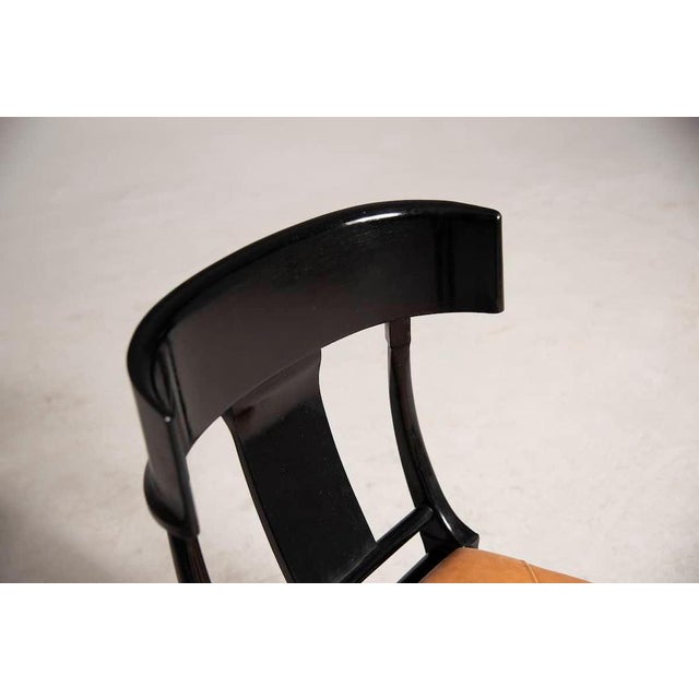 Klismos Black Chair from Pescetta For Sale - Image 4 of 12