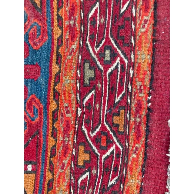 Vintage Shahsavand Soumak Kilim For Sale - Image 4 of 17