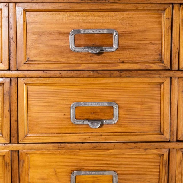 Vintage Tambour Front Drawer Cabinet from Stolzenberg, 1940s For Sale - Image 3 of 16