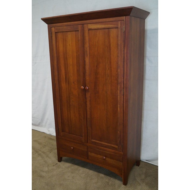 Ethan Allen American Impressions Solid Cherry Armoire Chairish