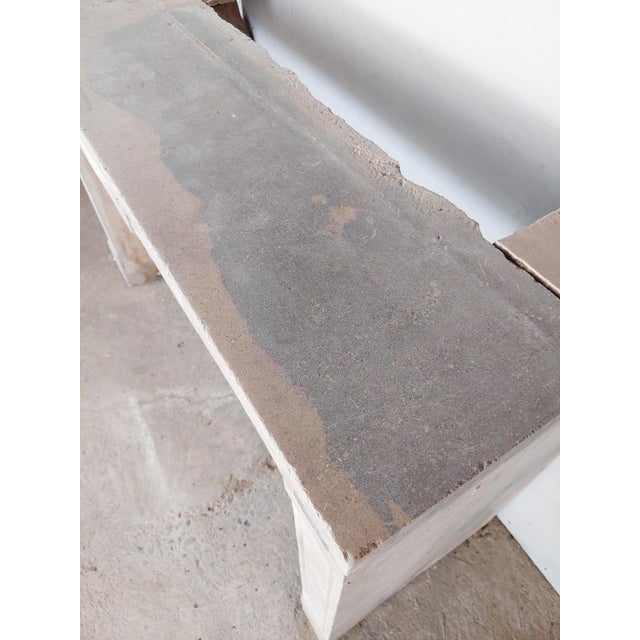 Antique French Burgundian Stone Fireplace with Marble Inlays For Sale - Image 11 of 18