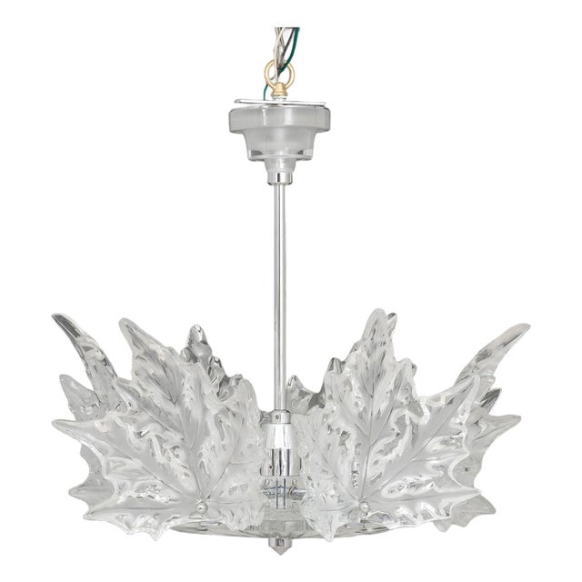 Lalique Champs-Elysees Chandelier For Sale