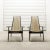 Pair of spindle back Nakashima style armchairs, Denmark circa 1960's. Sold individually.