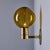 Mid-Century Modern 1960s Hans Agne Jakobsson #V149 Glass & Brass Wall Lamp for Markaryd, Unmarked For Sale - Image 3 of 12