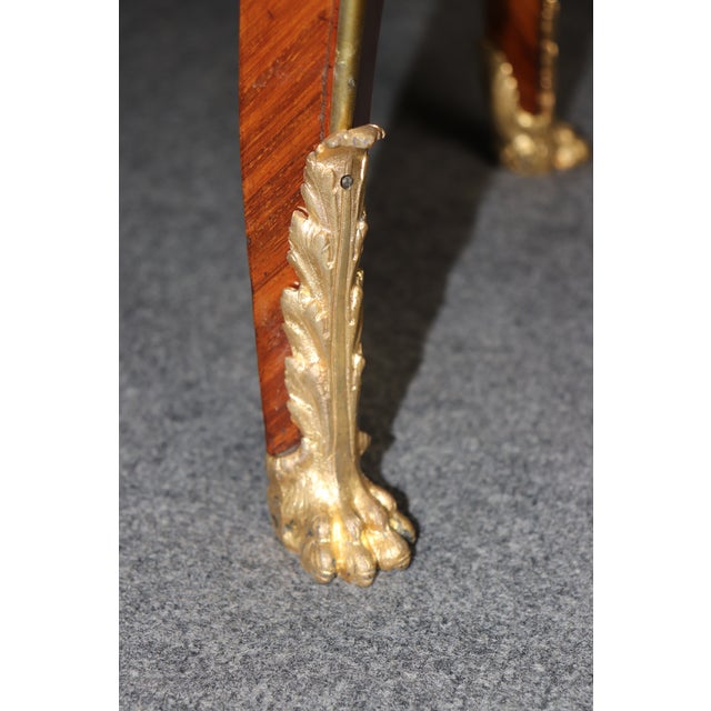 Fine Bronze Mounted Vernis Martin Painted French Louis XV Vitrine For Sale - Image 9 of 15