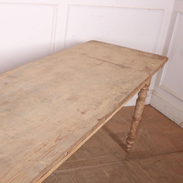 Large Italian Painted Console Table For Sale - Image 5 of 9