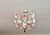 Vintage Murano Style Floral Chandelier – Romantic Pink & White Glass Bouquet Light - Pair For Sale - Image 18 of 18