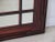 1990s Vintage Beveled Glass Mahogany Mirror For Sale In Philadelphia - Image 6 of 8