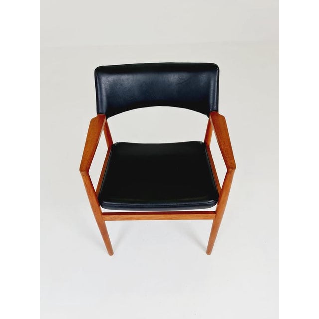 Erik Kirkegaard Danish Teak Armchair by Erik Kirkegaard, 1960s For Sale - Image 4 of 15