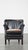 Black Armchair with Reversible Kilim Seat Cushion For Sale - Image 3 of 15