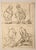 Gabriele Galantara, Nude Confabulo, 1908, Pencil on Paper For Sale