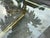 1970s Attributed to Karl Springer Hollywood Regency Style MCM Brass Tubular Coffee Glass Table For Sale - Image 14 of 18