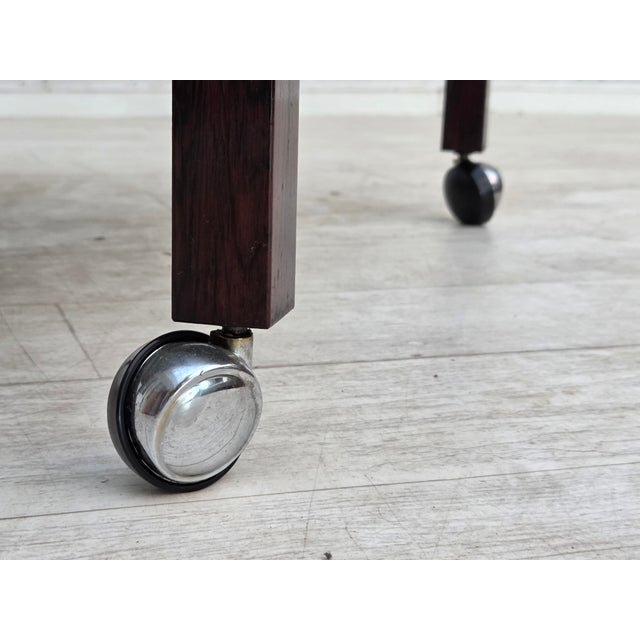 Brown Danish Modus Side Table in Teak by Kristian Vedel for Søren Wiladsen, 1974 For Sale - Image 8 of 16