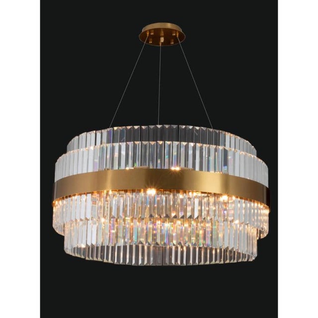 Not Yet Made - Made To Order Collection Minerva Chandelier in Metal and Crystal by Jago For Sale - Image 5 of 17