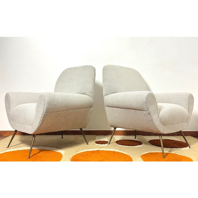Gigi Radice Armchairs by Minotti, Italy, 1950s, Set of 2 For Sale - Image 14 of 14