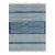 Rug & Kilim's Contemporary Dhurrie Rug in Dark Blue and White Stripes - 12x18 For Sale
