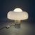Italian Space Age white metal and acrylic glass table lamp Brumbury by Luigi Massoni for Harvey Guzzini, 1970s Table lamp...