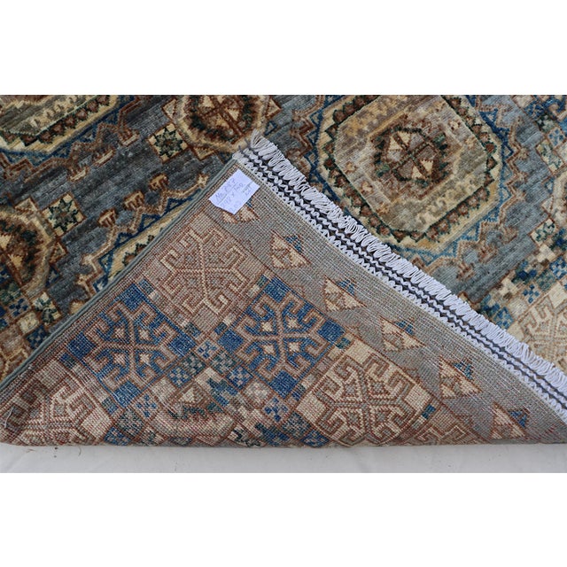 Vintage Tribal Hand-Knotted Runner Rug, 2010s For Sale - Image 4 of 18