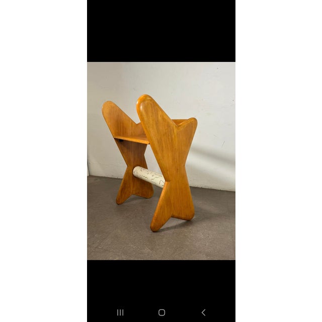 Wood Vintage Wooden Console Table with Ceramic by Vittorio Dassi for Dassi Mobili Moderni, 1950s For Sale - Image 7 of 7