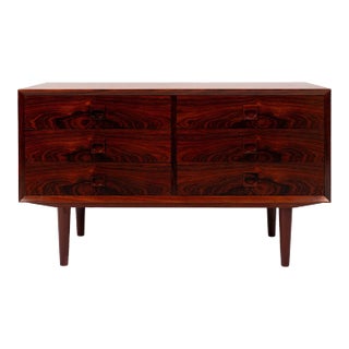 Vintage Mid-Century Brouer Six-Drawer Rosewood Credenza 1960s For Sale
