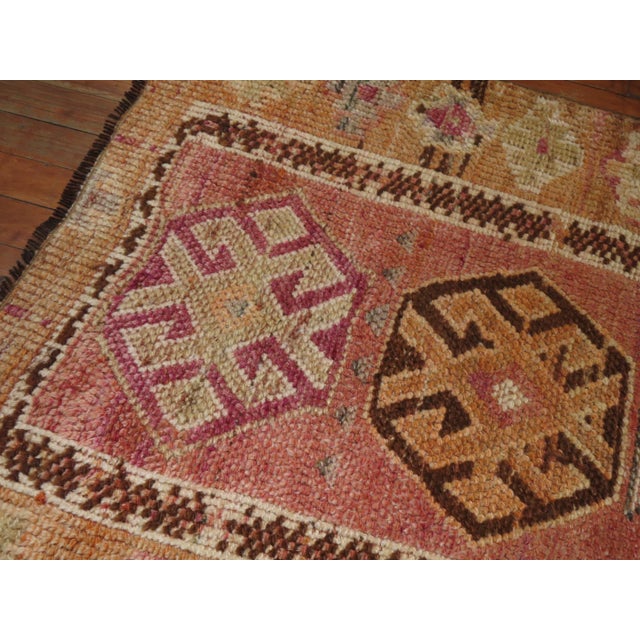 Mid 20th Century Vintage Zabihi Collection Turkish Anatolian Runner - 2'9" x 11'10" For Sale - Image 5 of 9