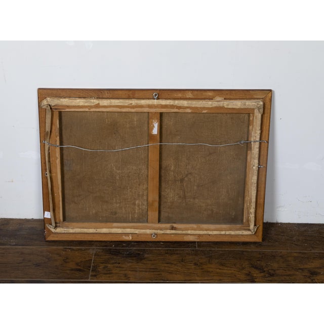 Oil on Canvas Framed Painting Depicting a Horse Race by Lewis John Shonborn For Sale - Image 9 of 9