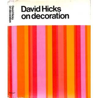 "David Hicks on Decoration" Book 1966 Hicks, David For Sale