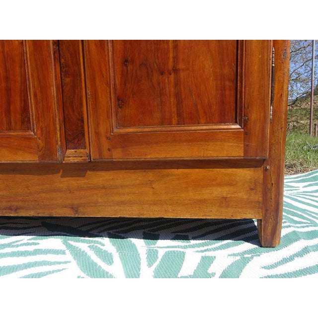 Louis Philippe Wardrobe in Light Walnut For Sale - Image 15 of 18