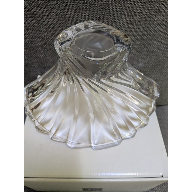 Mikasa Flores Flair Crystal Bowl With Box For Sale In New York - Image 6 of 11