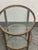 2010s Gump's Larson Antiqued-Bronze Iron Frame Side Table For Sale - Image 5 of 12