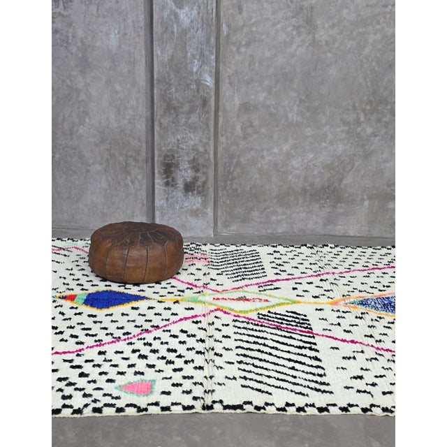 Textile Modern Abstract Azilal Rug - 9.8 X 6.2 Ft For Sale - Image 7 of 8