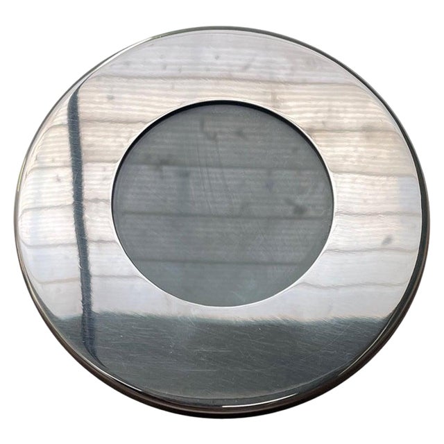 Circular Photo Frame by Gabriella Crespi, Italy, 1970s For Sale