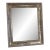 Antique Pewter Tone Silverleaf Mirror For Sale