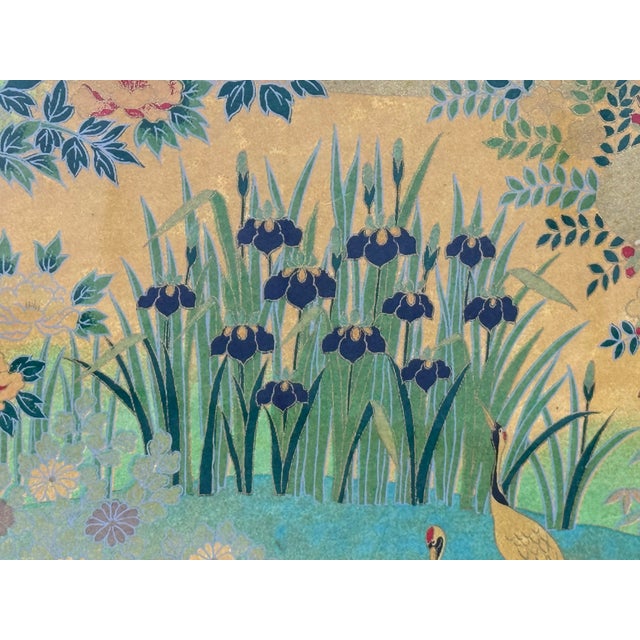 Sōgara Yūzen Japanese Artwork, Framed For Sale - Image 9 of 12