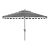 Vienna 11 Ft Crank Umbrella - Black/White For Sale