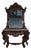 Late 20th Century Hand-Carved Rococo Revival Marble Console & Mirror For Sale