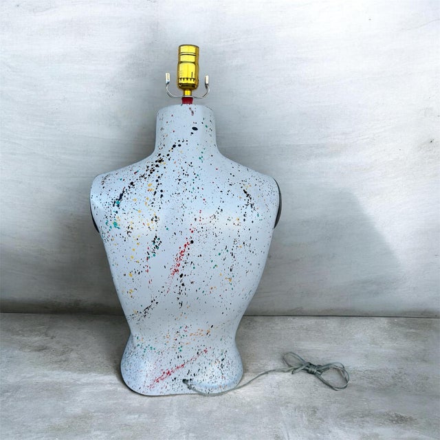 1980s 1980s Torso Male and Female Maniquíes Table Lamps - a Pair For Sale - Image 5 of 5