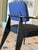 Wood Jean Prouvé for Vitra Armchair, 1951 Design – Blue & Black (Pair Available) For Sale - Image 7 of 13